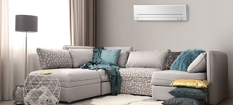 MSZ-AP-split-system-airconditioner-for-comfy-lounge-rooms Mitsubishi Air Conditioning