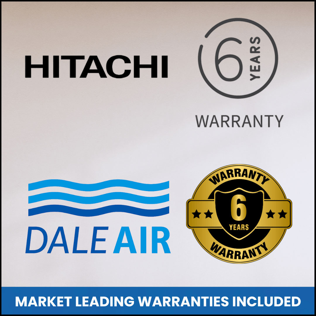 Hitachi Heating & Cooling 6 Year Warranty