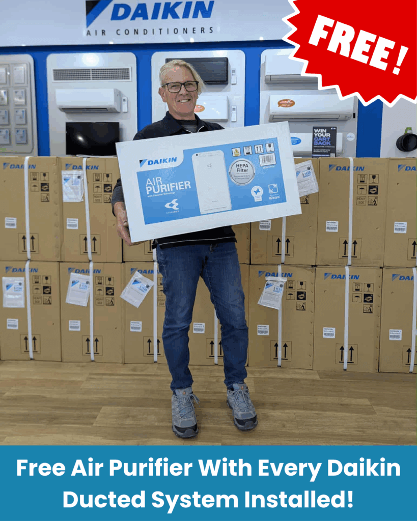 Free Air Purifier with every Daikin Ducted System installed