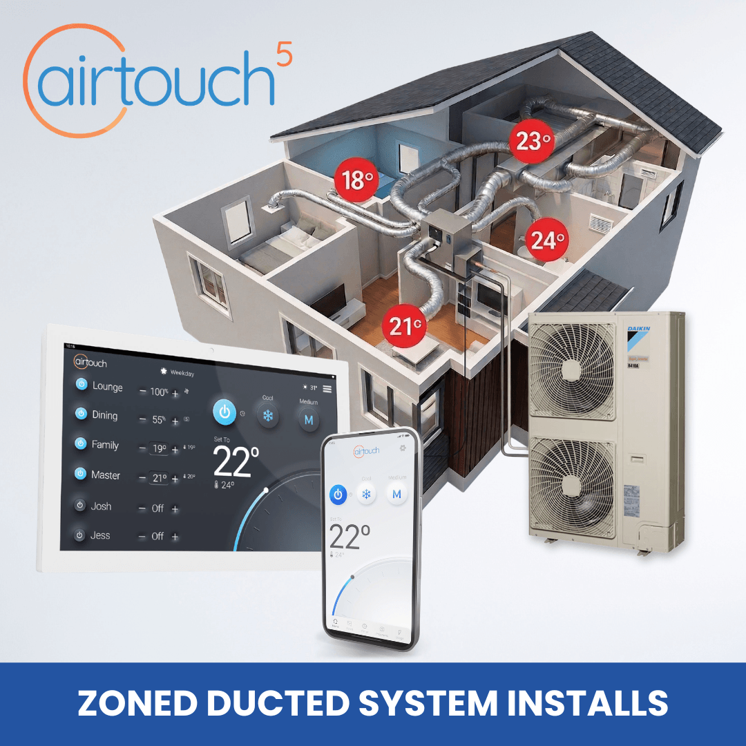 Daikin ducted reverse cycle installs Melbourne