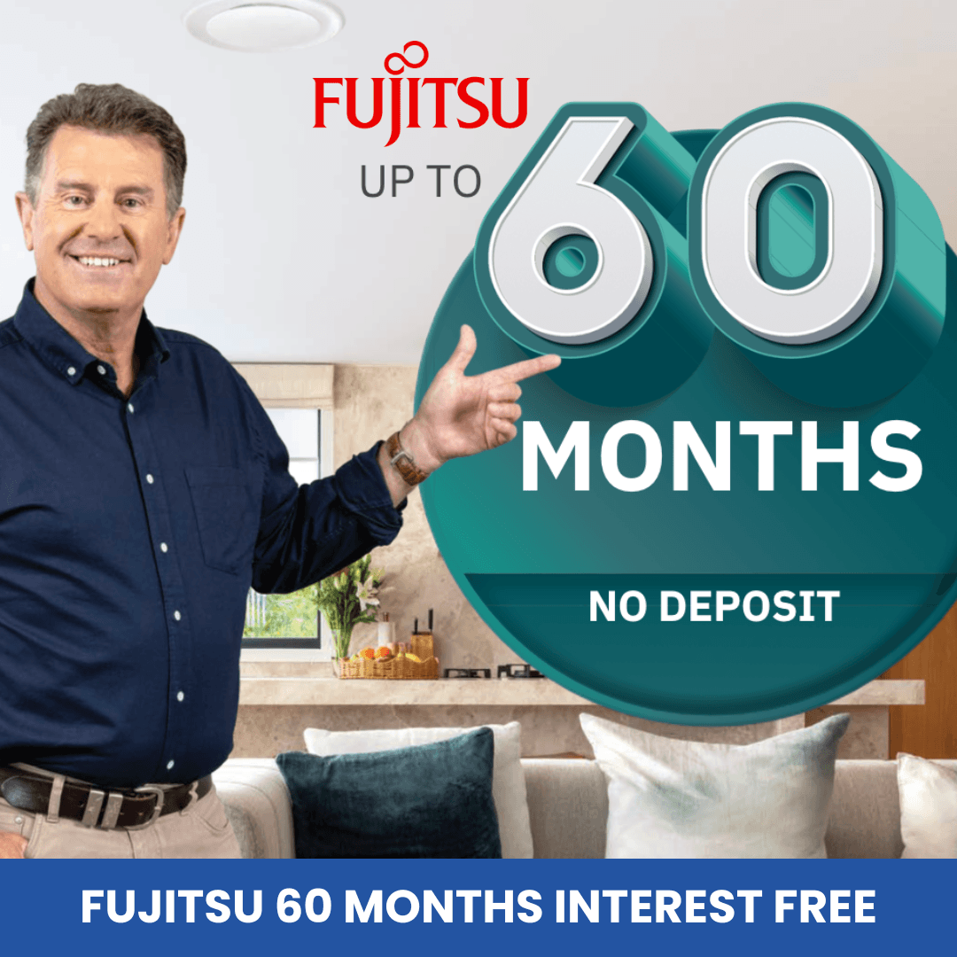 Fujitsu 60 Months Interest Free offer - Melbourne Heating & Cooling