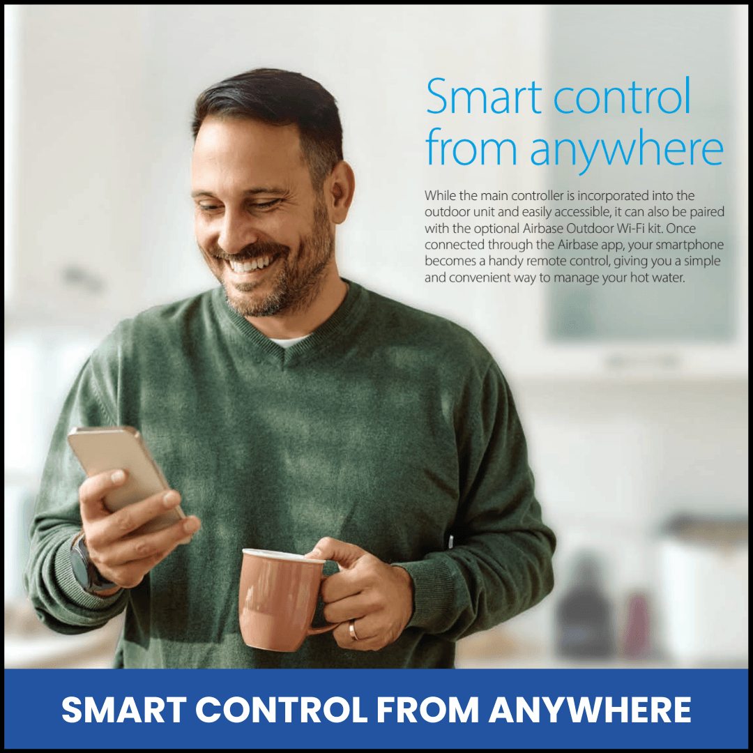 Daikin co2 hot water heat pump smart control