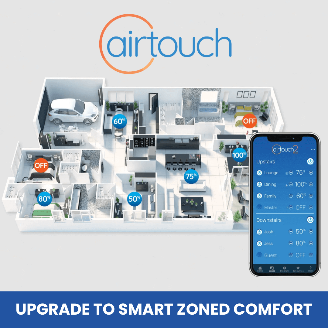 Upgrade to smart zoned heating and cooling